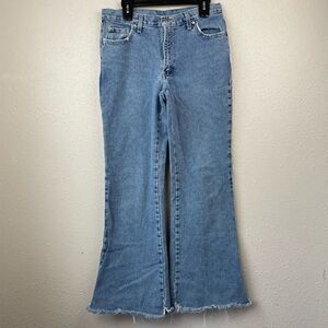 Vintage Spill Flared Leg Denim Jeans Size 13/14 EUC